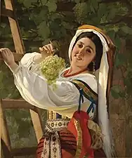 Laughing Italian girl (1857)