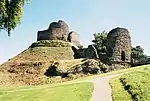 Launceston Castle Keep and attached buildings