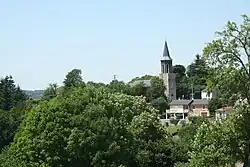 The church in Le Bez