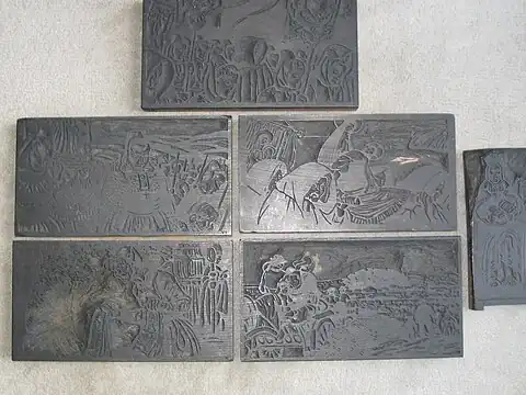 Woodcut of La Rapsode foraine et Le Pardon de Sainte-Anne