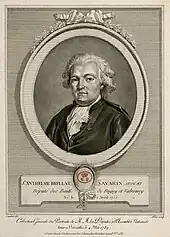 white man, clean-shaven, in late 18th-century white wig