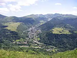 Mont-Dore with the Puy de Sancy in the background