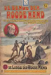 The adventures of Dr. Cornelius are translated and published abroad. Cover by Julien t' Felt [fr] for the Dutch version published in 1927.