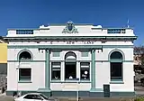 Left Bank Art Gallery, in the old Bank of New Zealand building