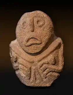 Lepenski Vir stone sculpture, Serbia, c. 7000 BC