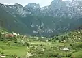 View over the village of Lëpushë