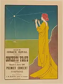 Henri Meunier concert poster (1896)