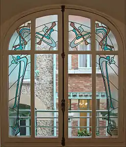 Window facing the courtyard