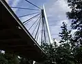 Leven Bridge, crossing over the park and the River Leven