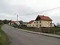 Houses by the main road