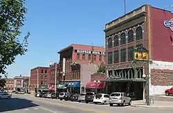 View of some Haymarket District buildings