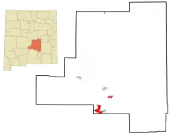 Location of Ruidoso, New Mexico