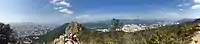 Panorama from the top of Lion Rock