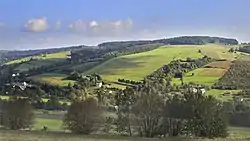 Panorama of the part of Lipnica Wielka