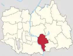 Location of Lisui Town within Shunyi District