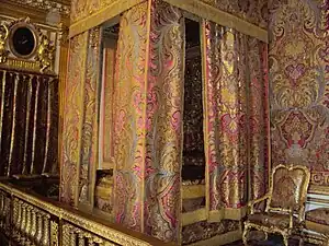 Bed of Louis XIV at the Palace of Versailles