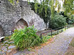 Pond outside the Wall between the Large and Small Beach Gate