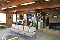 Airport terminal interior