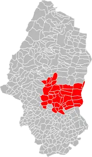 Location within the Haut-Rhin department