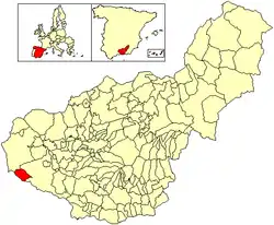 Location of Zafarraya