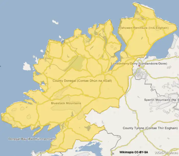 List of monastic houses in Ireland is located in County Donegal