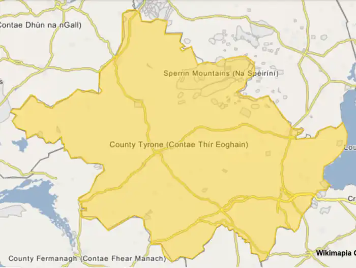 List of monastic houses in County Tyrone is located in County Tyrone