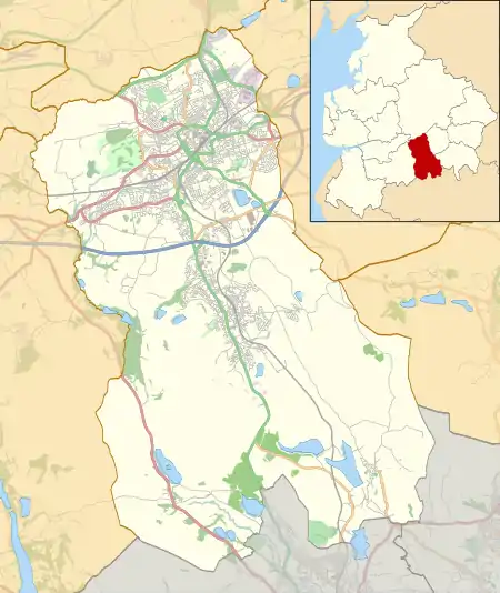 Hoddlesden is located in Blackburn with Darwen