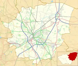 Cusworth is located in the City of Doncaster district