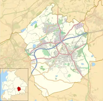 Oakenshaw is located in the Borough of Hyndburn