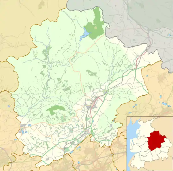 Dinckley is located in the Borough of Ribble Valley