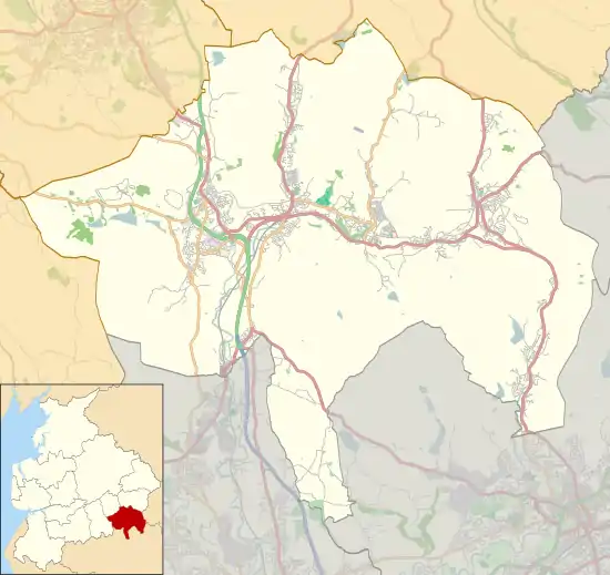 Loveclough is located in the Borough of Rossendale