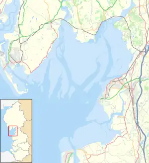 Heysham is located in Morecambe Bay