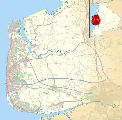 Poulton-le-Fylde is located in the Fylde