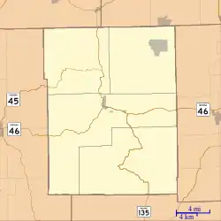 Clarksdale is located in Brown County, Indiana