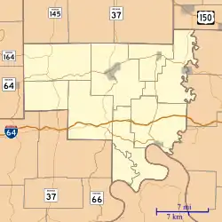 Curby is located in Crawford County, Indiana