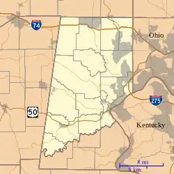 Weisburg is located in Dearborn County, Indiana