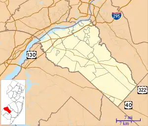 17N is located in Gloucester County, New Jersey