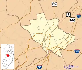 West Trenton is located in Mercer County, New Jersey