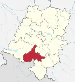 Location within the voivodeship