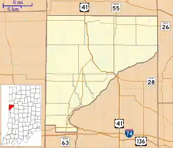 Johnsonville is located in Warren County, Indiana