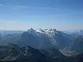 Loferer Steinberge from Gr. Häuselhorn on the Reiter Alm