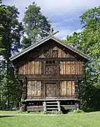 Loft from Telemark, built ca. 1750–60.