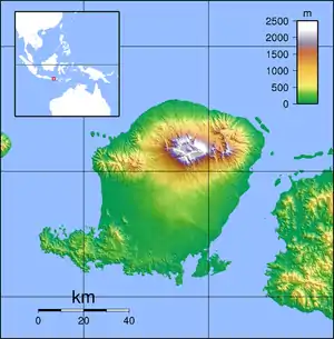 North Lombok Regency is located in Lombok