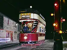 Old tramcar.