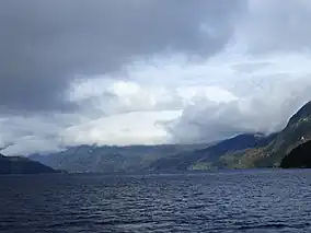 View of Te Awaroa Long Sound near the top of Rakituma Preservation Inlet