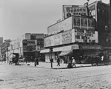 The site in 1898, from the southeast