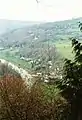 View from Caswell Woods to Brockweir