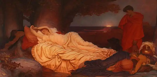 Lord Frederic Leighton, Cymon and Iphigenia, 1884