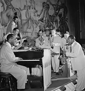 Musicians Louis Jordan and his Tympany Five