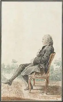 Louis Racine by the artist Carmontelle